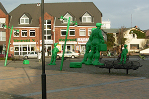 Westerland Bahnhof Skulpturen